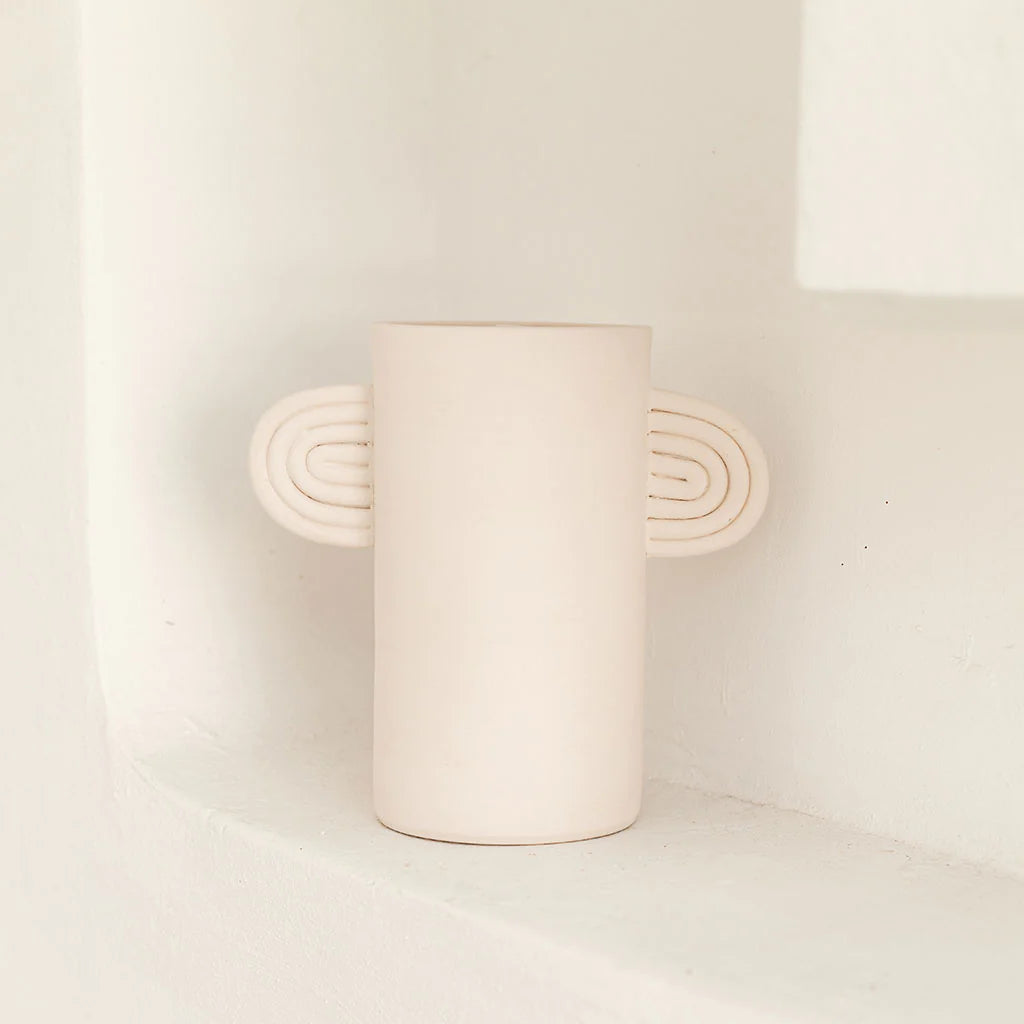 Vase oreille Blanc- Oustao